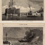 Гравюры 1893 г Корабли. Парусники. Море. Пейзаж Ч1 — изображение 7