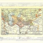 Литография.1897 год.Карта Государства Российского — изображение 2