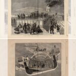 Гравюры 1893 г Корабли. Парусники. Море. Пейзаж Ч1 — изображение 2