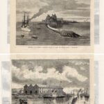 Гравюры 1893 г Корабли. Парусники. Море. Пейзаж Ч1 — изображение 5