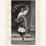 Гравюры. 1893 г. Женские портреты. Большие. Ч1 — изображение 2