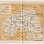 Гравюры. Карты рек и озер. 1907 г