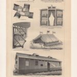 Литография. Медицина. Военная санитария. 1898 г