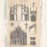 Литографии. Кельнский собор. Готика. 19 век — изображение 3
