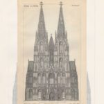 Литографии. Кельнский собор. Готика. 19 век — изображение 2