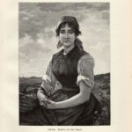 Гравюры. 1893 г. Женские портреты. Большие. Ч1 — изображение 7