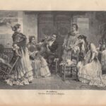 Гравюры. Сюжетные и бытовые сцены. 1897г. Ч2 — изображение 7