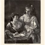 Гравюры. 1893 г. Женские портреты. Большие. Ч1 — изображение 3