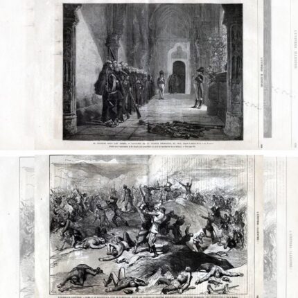 Гравюры. Военная тематика. Баталии. 1893 г. Ч2