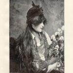 Гравюры. 1893 г. Женские портреты. Большие. Ч1 — изображение 6